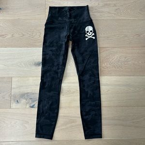 Camo Lulu x SoulCycle leggings